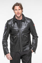 Steve McQueen Craig 2 Leather Jacket Black Men