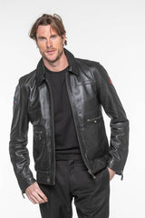 Steve McQueen Craig 2 Leather Jacket Black Men
