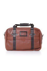 Sac de voyage en cuir Royal Air Force Dahl 3 tortoise Homme