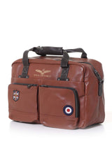 Sac de voyage en cuir Royal Air Force Dahl 3 tortoise Homme