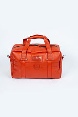 Royal Air Force Dahl 5 Leather Travel Bag Fire Orange Men