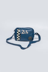 Sacoche en cuir 24H Le Mans Dani Reporter bleu royal