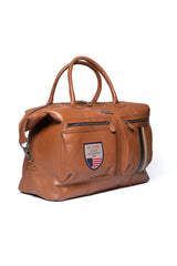 Steve McQueen Dean 4 72h leather travel bag camel Men