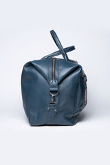 Steve McQueen Dean 4 72h leather travel bag royal blue Men