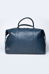 Steve McQueen Dean 4 72h leather travel bag royal blue Men