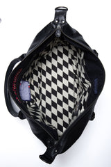 Sac de voyage en cuir Steve McQueen Nolan 4 48h noir