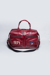 Steve McQueen Dean 5 72h Dark Red Leather Travel Bag