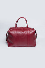 Steve McQueen Dean 5 72h Dark Red Leather Travel Bag