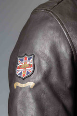 Royal Air Force Gibson Dark Brown Leather Jacket Men