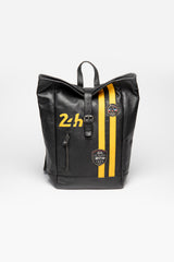 24H Le Mans Fernand 4 leather backpack black Men