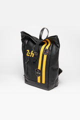 24H Le Mans Fernand 4 leather backpack black Men