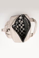 carroll leather backpack Carroll Shelby GT40 Backpack ecru leather backpack – Classic Legend Motors