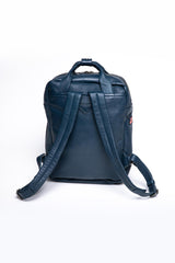Sac à dos en cuir Carroll Shelby GT40 Backpack bleu royal