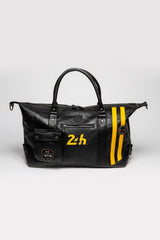 Sac de voyage en cuir 24H Le Mans Gaston 4 48h noir Homme