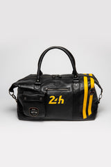 Sac de voyage en cuir 24H Le Mans Gaston 4 48h noir Homme