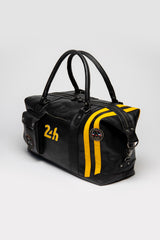 Sac de voyage en cuir 24H Le Mans Gaston 4 48h noir