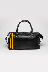 Sac de voyage en cuir 24H Le Mans Gaston 4 48h noir Homme