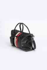 Sac de voyage en cuir 24H Le Mans Gaston 6 48h noir