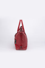 Sac de voyage en cuir 24H Le Mans Gaston 6 48h rouge racing