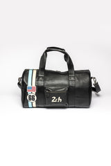 Sac de voyage en cuir 24H Le Mans Georges Planeur noir