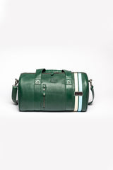 Sac de voyage en cuir 24H Le Mans Georges Planeur vert vintage