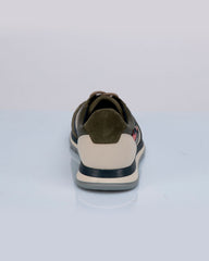 Baskets en cuir Steve McQueen x 24h Le Mans Harbord kaki Homme