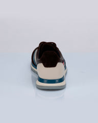 Baskets en cuir Steve McQueen x 24h Le Mans Harbord marron Homme