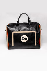 Sac de voyage en cuir 24H Le Mans Harrisson 72h noir