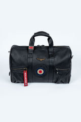 Royal Air Force Henley 48h Leather Travel Bag Black