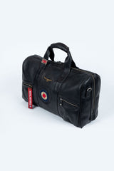 Royal Air Force Henley 48h Leather Travel Bag Black