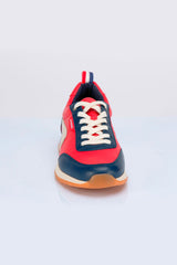 Baskets en cuir 24h Le Mans Hunaudière rouge racing Homme