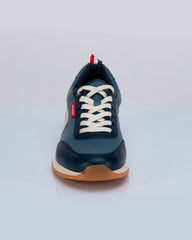Baskets en cuir 24h Le Mans Hunaudière bleu océan Homme