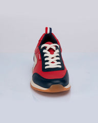 Baskets en cuir 24h Le Mans Hunaudière rouge racing Homme