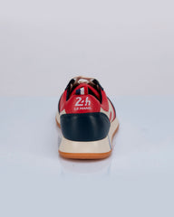 Baskets en cuir 24h Le Mans Hunaudière rouge racing Homme