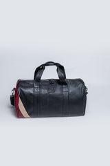 Steve McQueen Indian Black Leather Duffle Bag