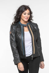 Steve McQueen Jutta 2 Black Leather Jacket for Women