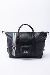 Sac de voyage en cuir 24H Le Mans Ken 72h noir