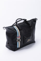 Sac de voyage en cuir 24H Le Mans Ken 72h noir
