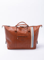 Sac de voyage en cuir 24H Le Mans Ken 72h rouille