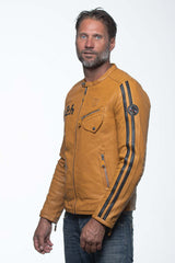 24H Le Mans Marne 4 leather jacket yellow Men