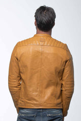 24H Le Mans Marne 4 leather jacket yellow Men