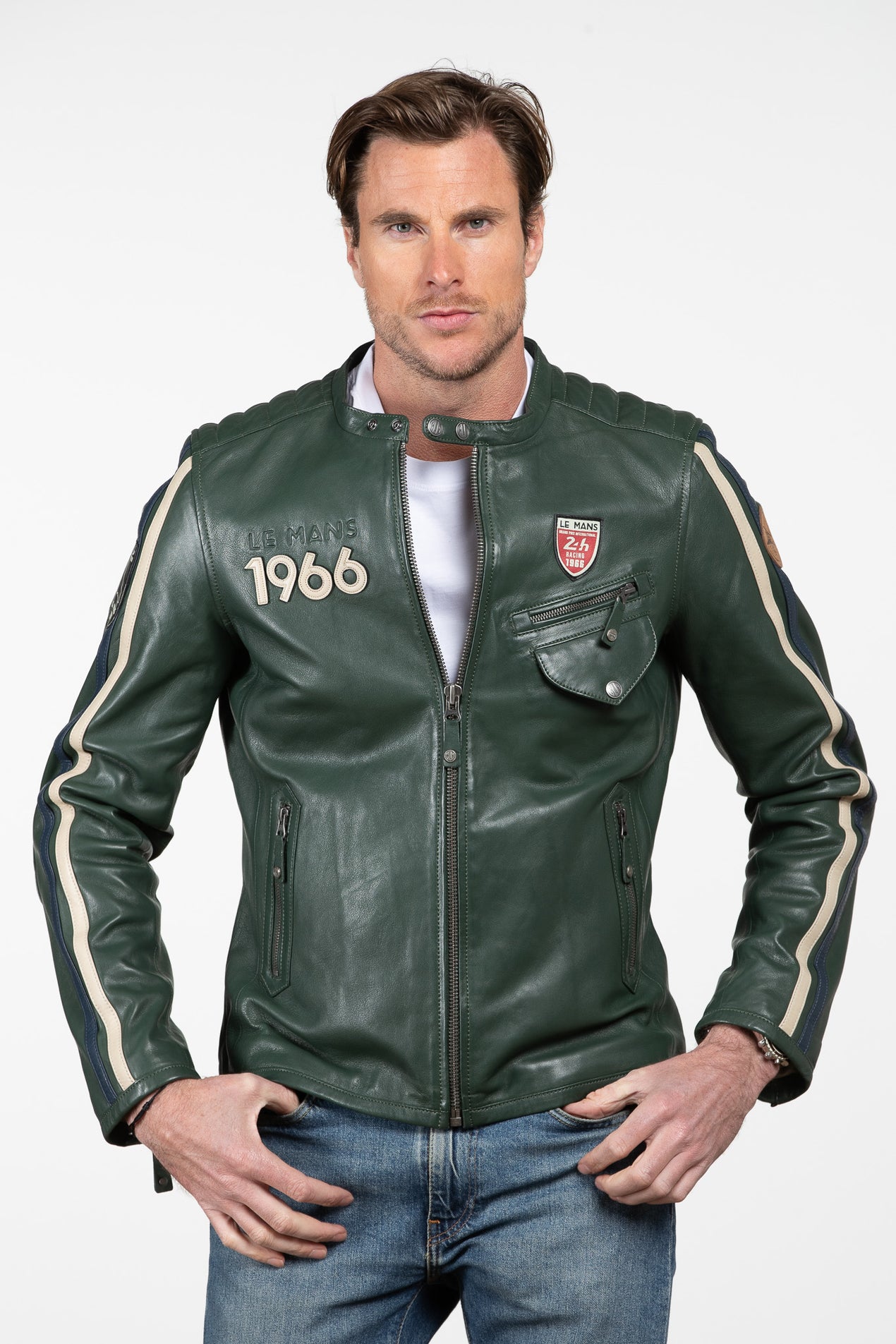 Leather jackets - 24h Le Mans – Classic Legend Motors Leather jackets - 24h Le Mans – Classic Legend Motors