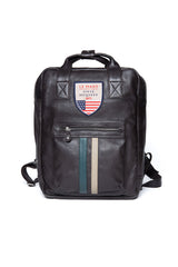 Sac à dos en cuir Steve McQueen Matt 4 marron foncé Homme