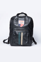 Steve McQueen Matt 4 leather backpack black Men