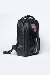 Steve McQueen Matt 4 leather backpack black Men