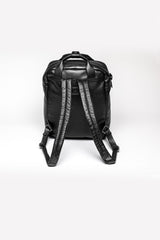 Sac à dos en cuir Steve McQueen Matt 7 noir