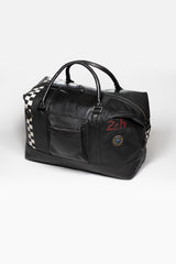 Sac de voyage en cuir 24H Le Mans Matthew 72h noir