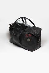 Sac de voyage en cuir 24H Le Mans Matthew 72h noir