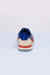 Baskets en cuir Steve McQueen x 24h Le Mans Harbord bleu royal Homme