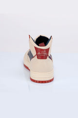 Steve McQueen x 24h Le Mans Hight Five ecru leather high-top sneakers